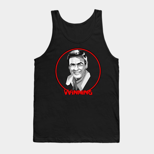 Winning (Bob Barker / The Price is Right) black white Tank Top by agungsaid1234